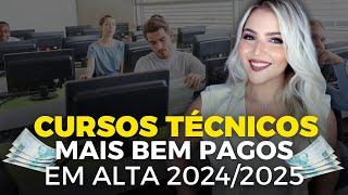 🔝 TOP 10 CURSOS TÉCNICOS em ALTA para 2024  2025  SALÁRIO ALTO  Mari Rel [upl. by Ltsyrk877]