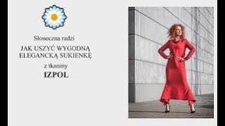 DARMOWY KURS SZYCIA FILM 10 Elegancka wygodna sukienka  wykrój [upl. by Odlanyar]