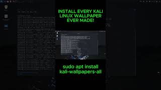 Unlock Every Kali Linux Wallpaper Ever Made 💻🔥 Shorts [upl. by Sansen]