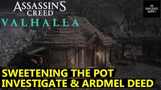 AC Valhalla Sweetening The Pot  Investigate Trade Post amp Ardmel Deed Location [upl. by Neva]