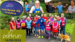 CYCLE ROUTE 43 YSTALYFERA PARKRUN  COURSE ROUTE AND VLOG [upl. by Niwrad]