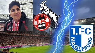 1FC Köln gegen 1FC Magdeburg Stadionvlog [upl. by Ruthven]