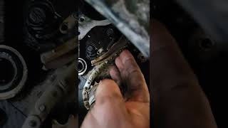 Failed cloyes timing chain tensioner [upl. by Yxor683]