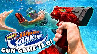 NERF GUN GAME  SUPER SOAKER EDITION 120 Nerf First Person Shooter [upl. by Aimit]