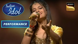 Indian Idol S13  Senjuti की quotTeri Umeed Tera Intezarquot Song पर एक Lyrical Performance  Performance [upl. by Ennadroj]