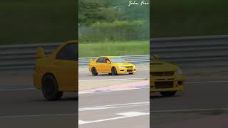 Lancer Evo 9 vs Impreza WRX STI  Acceleration Sounds [upl. by Onibag540]