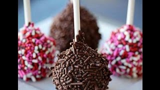 Easy Cake Pops Recipe  How To Make Cake Pops by mychefathome [upl. by Verlee]