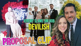 DUGGAR UPDATE Jeremy Vuolo Calls Jim Bob Duggar’s Beliefs ‘Devilish’ Jason Shares Proposal Clip [upl. by Kirat]