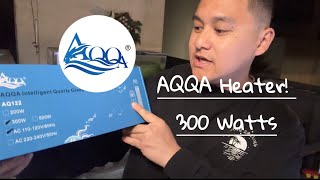 AQQA SKU AQ122 Heater Review for Flowerhorns 300 Watts [upl. by Oremo]