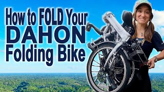 How to Fold a DAHON Foldable Bike [upl. by Damek]