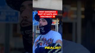 MOST DANGEROUS😳 Part Of Santa Ana Southeast 🎬 oc santaana trending shorts viralvideo vlog [upl. by Norean]