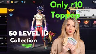 50  LEVEL ID COLLECTION REVEL  Free Fire Collection Reveal 😀 [upl. by Foushee]