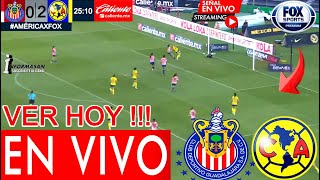 Chivas vs América En Vivo donde ver a que hora juega CHIVAS VS AMERICA Partido Femenil 4TOS IDA [upl. by Massimo]