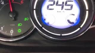 RENAULT FLUENCE 15 dCi 110 hp EDC TOP SPEED [upl. by Kally553]