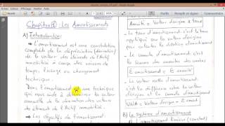 Comptabilité générale S2 quot les Amortissements partie 1 quot [upl. by Garlan]