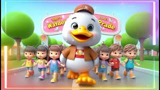 quotWaddles Ducks Waddle Parade A Lively March of Fun Song for Kids with Lyrics [upl. by Selden]