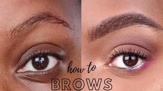 Highly Requested 😮 Brow Tutorial for Beginners  DETAILED How to FILL in Sparse Brows  KIE RASHON [upl. by Flin90]