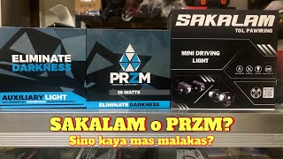 Sakalam mini driving light mas malakas ba sa PRZM Comparison and testing [upl. by Pool]