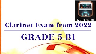 Grade 5 B1  Deserto è il luogo by Vincenzo Bellini ABRSM Clarinet exam from 2022 w metronome [upl. by Anitniuq]