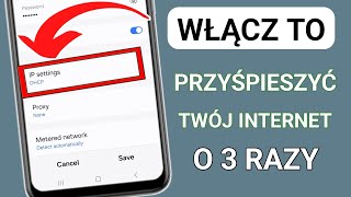 Włącz to w telefonie z Androidem aby POTROIĆ prędkość Internetu [upl. by Hannahoj]