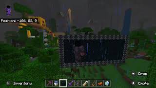 how to make a fake portal in minecraft [upl. by Haerb152]