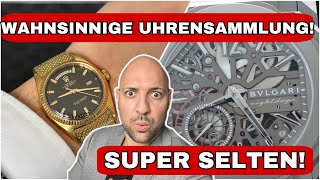 Diese Uhrensammlung ist einmalig Super seltene Uhren von Rolex bis Jacob amp Co [upl. by Attenaz]