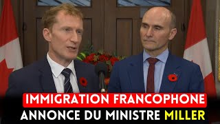 Urgent  Annonce importante du Ministre de limmigration au Canada  Québec [upl. by Aisyla]