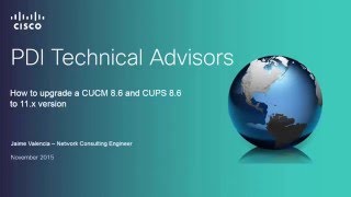 How to upgrade a CUCMCUPS 86 to CUCMIMampP 110 [upl. by Etan]