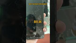 Mi 9c touch glass replacement repair shorts short india phone shop viralreels treading [upl. by Sonia]