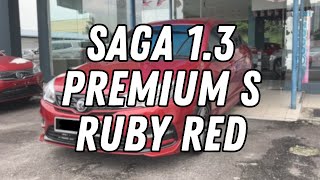 Proton Saga 13 Premium S 2024 Ruby Red [upl. by Nirihs]