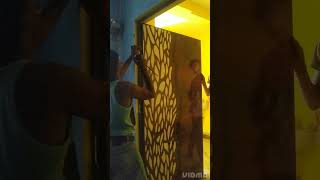 Lamination door in ms angle chowkhat [upl. by Nunnery477]