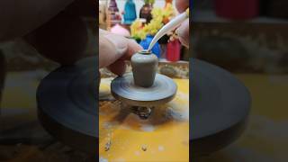 How To Make Mini Ceramic Vase Minyatür Seramik Vazo diy polymerclay art tinyclay miniature [upl. by Gerrit146]