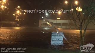 9 15 18 Wilmington NC Hotel Floods Flash Flooding In The City [upl. by Irved]