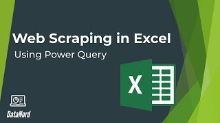 Web Scraping in Excel with Power Query [upl. by Nosnor555]