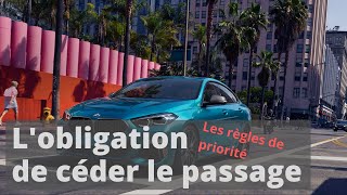 Obligation de céder le passage  Les règles de priorité 🇧🇪 [upl. by Aznarepse779]