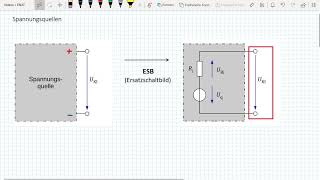 Spannungsquellen Teil 1 Ersatzschaltbild und Spannungsfall am Innenwiderstand [upl. by Murrah]