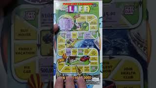 Short Scratch  12  Life is like a Trying our luck at the 5 Florida LIFE scratch off ticket [upl. by Lorsung973]