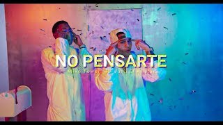 No Pensarte  Mike Towers ft Juhn El Allstar  Letra [upl. by Brocklin]