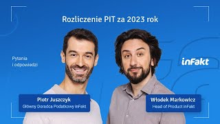 Rozliczenie PIT za 2023 rok – poranny live z ekspertami inFaktu 💡 [upl. by Almeta]