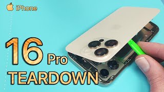 iPhone 16 Pro Teardown  Full Disassembly [upl. by Anatolio584]