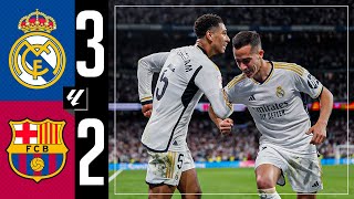 Real Madrid 32 FC Barcelona  HIGHLIGHTS  LaLiga 202324 [upl. by Ellohcin]