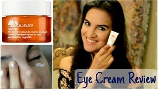 Origins GinZing Refreshing Eye Cream Review [upl. by Sirahs]