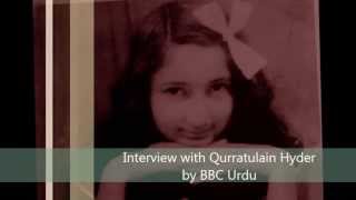 Interview with Qurratulain Hyder by BBC Urdu [upl. by Durward]