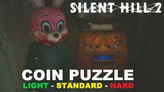 Silent Hill 2 Remake Coin Puzzle  Light  Standard  Hard Puzzle Solution [upl. by Tali]