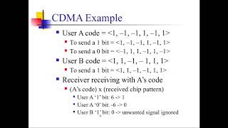 الاتصالات والشبكات اللاسلكية21 Direct Sequence Spread Spectrum DSSS and CDMA [upl. by Jacobo]