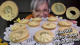 Biscotti occhi di bue al pistacchio  Ricetta Facile‼️ [upl. by Duffy]