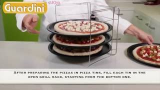 GUARDINI  Steel grill rack for pizza tins [upl. by Marlen777]