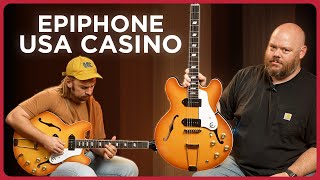 Worth the Wait We Finally Review the Epiphone Casino Made in the USA [upl. by Gnay]