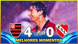 FLAMENGO 4 X 0 INDEPENDIENTE ● MELHORES MOMENTOS ● COPA MERCOSUL 1999 ● QUARTAS DE FINAL ● JOGO 02 [upl. by Kazmirci]