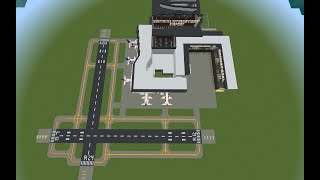 Minecraft Airport Project Part 3 [upl. by Aivataj]